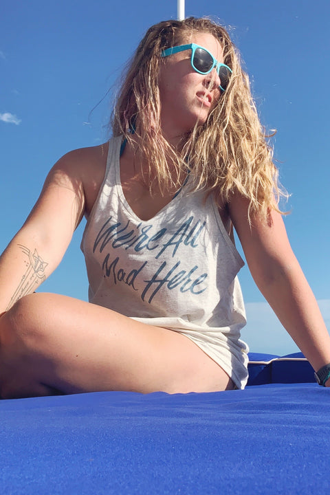 We're All Mad Here Unisex Tank Top | Alice in Wonderland