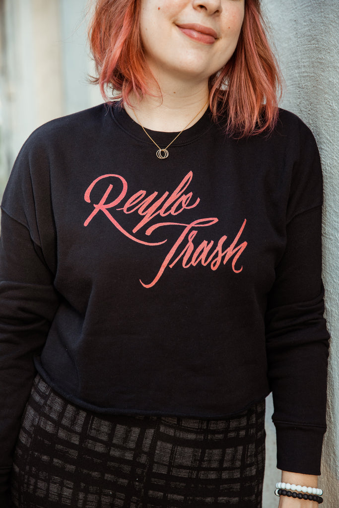 Reylo Trash Fitted Crop Sweatshirt