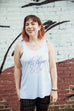 Let Us Be Elegant Fitted Flowy Racerback Tank | Little Women