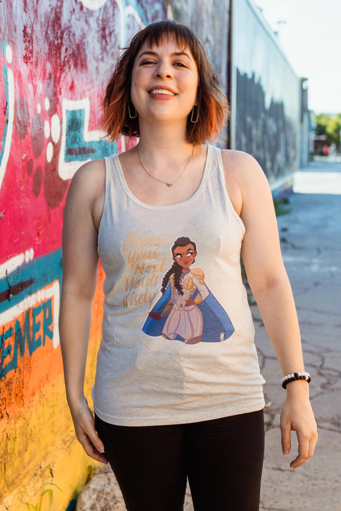 Choose Wisely Unisex Tank Top | Butternut Gouache x Jordandene