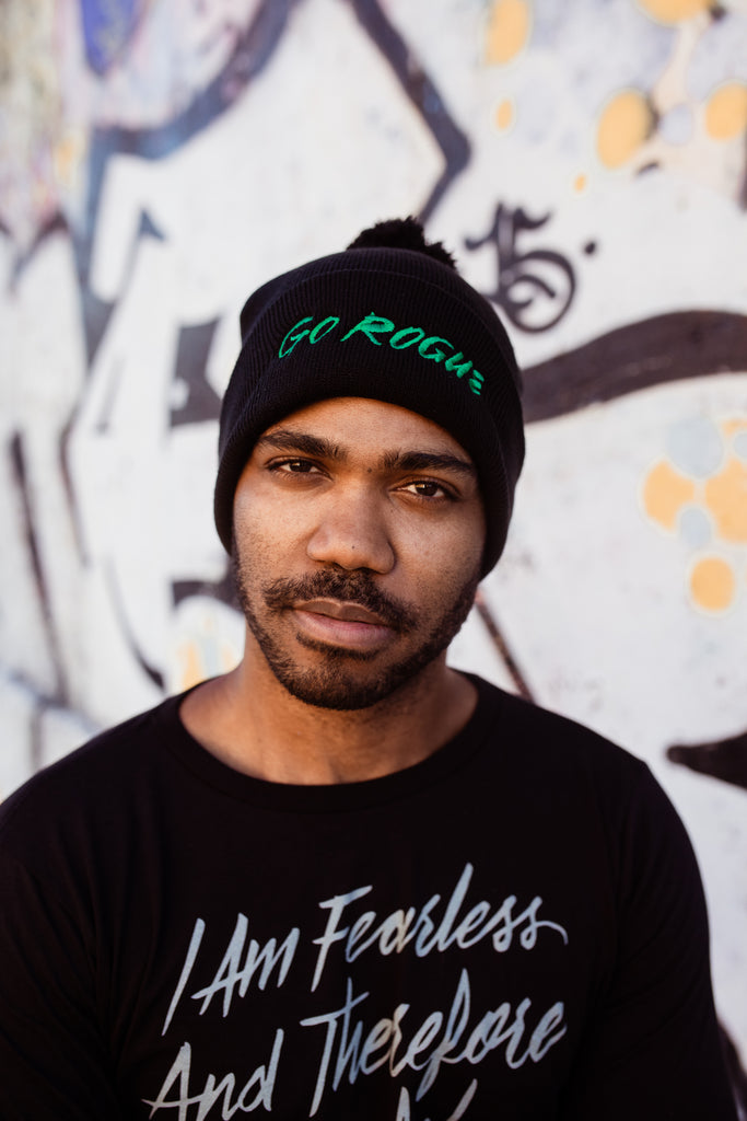 Go Rogue Pom-Pom Beanie