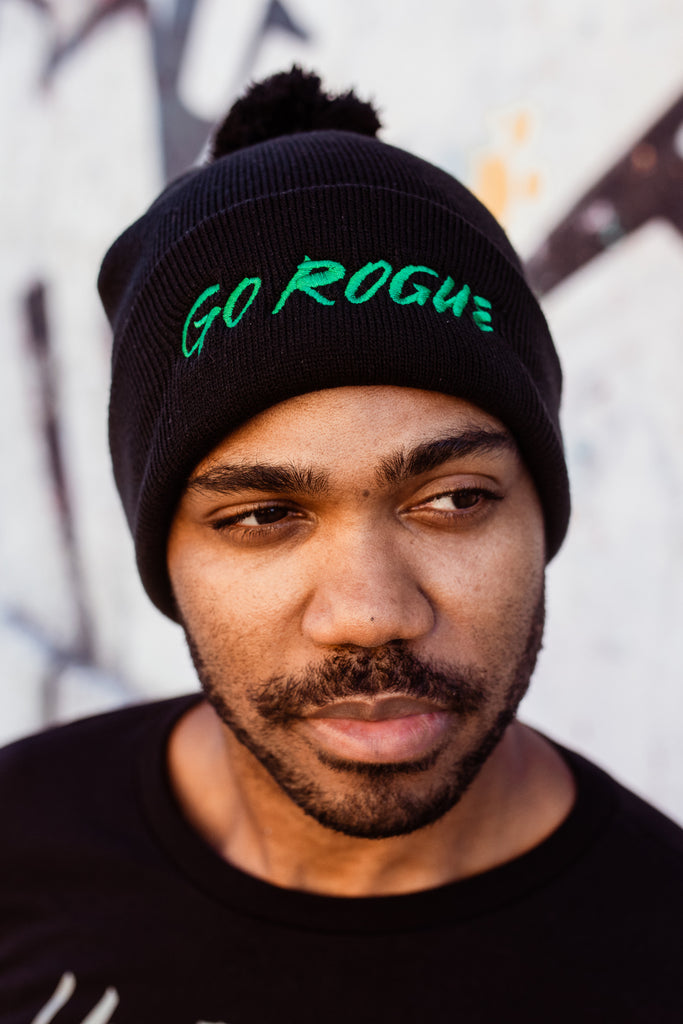 Go Rogue Pom-Pom Beanie