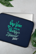 Stronger Than A Thousand Voices Laptop Sleeve - 13 or 15 inch