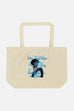 Don't Let Him Make You the Villain Large Eco Tote Bag | Butternut Gouache x Jordandene