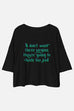 I Don't Want These Virgins Loose Crop Tee
