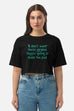 I Don't Want These Virgins Loose Crop Tee