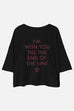 End of the Line Crop Tee