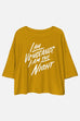 I am Vengeance Loose Crop Tee