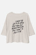 I Want to Feel it All Loose Crop Tee | Mackenzi Lee