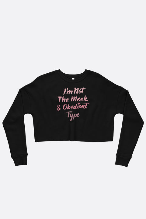 Claire Feminist Crop Sweatshirt