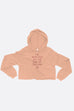 End of the Line Crop Hoodie