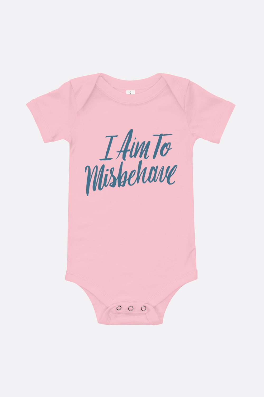 Aim to Misbehave Baby Onesie