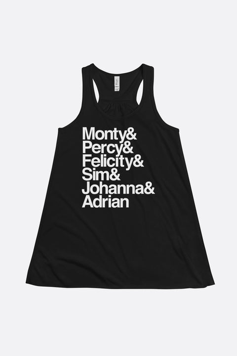 Montague Siblings Ampersand Flowy Racerback Tank | Mackenzi Lee