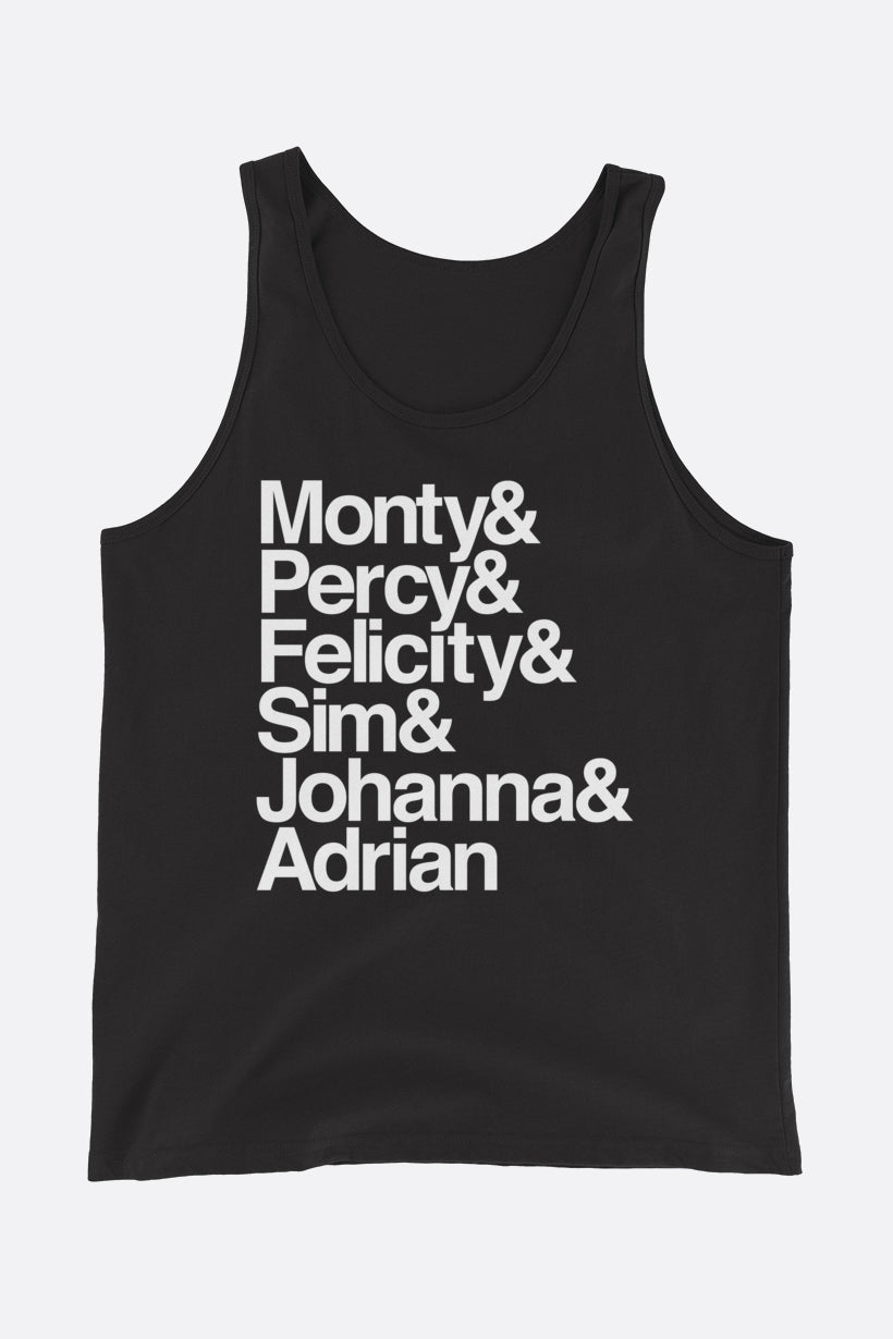 Montague Siblings Ampersand Unisex Tank Top | Mackenzi Lee