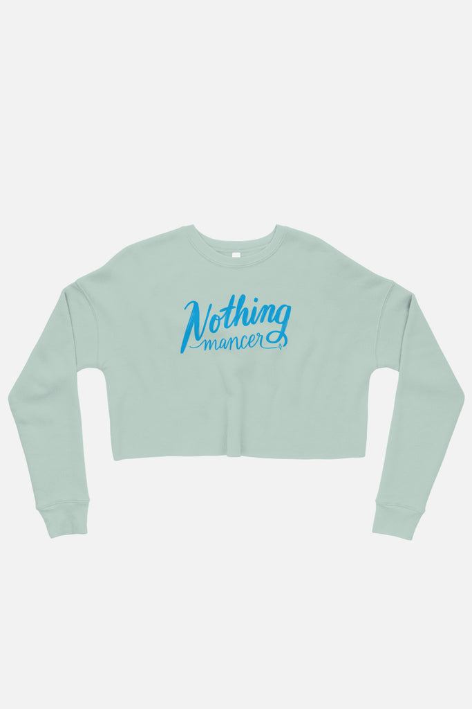 Nothing-mancer Fitted Crop Sweatshirt