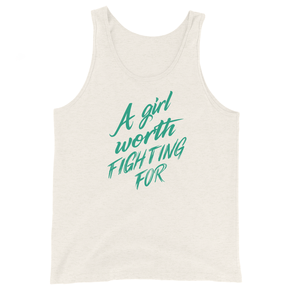 A Girl Worth Fighting For Unisex Tank Top | Patreon Exclusive