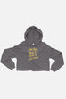 I Am Sure There is Magic in Everything Fitted Crop Hoodie | The Secret Garden