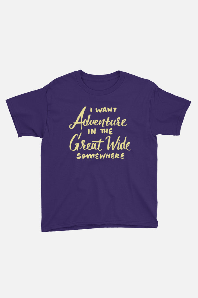 I Want Adventure Kids T-Shirt