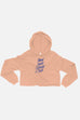 Never Underestimate a Droid Fitted Crop Hoodie
