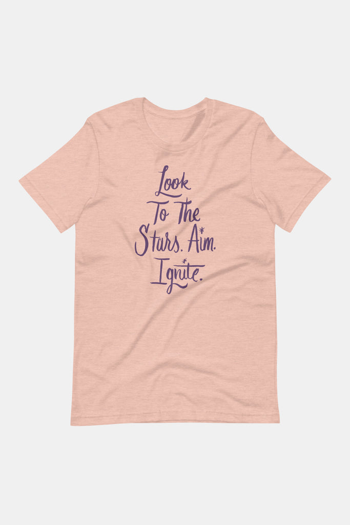 Geekerella Unisex T-Shirt | Look to the Stars. Aim. Ignite.