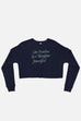 I Am Fearless and Therefore Powerful Fitted Crop Sweatshirt