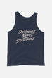 Darkness Never Sustains Unisex Tank Top