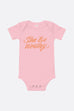 She Be Worthy Baby Onesie