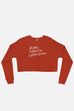 The Truth is Rarely Pure Fitted Crop Sweatshirt | The Importance of Being Earnest