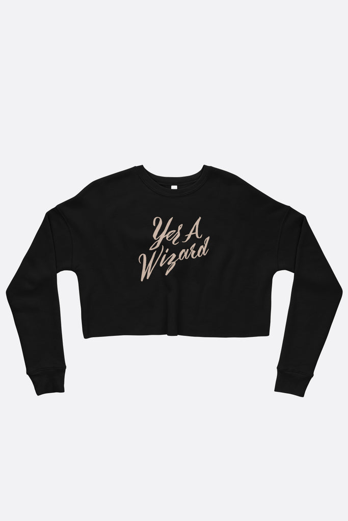 Yer a Wizard Crop Sweatshirt