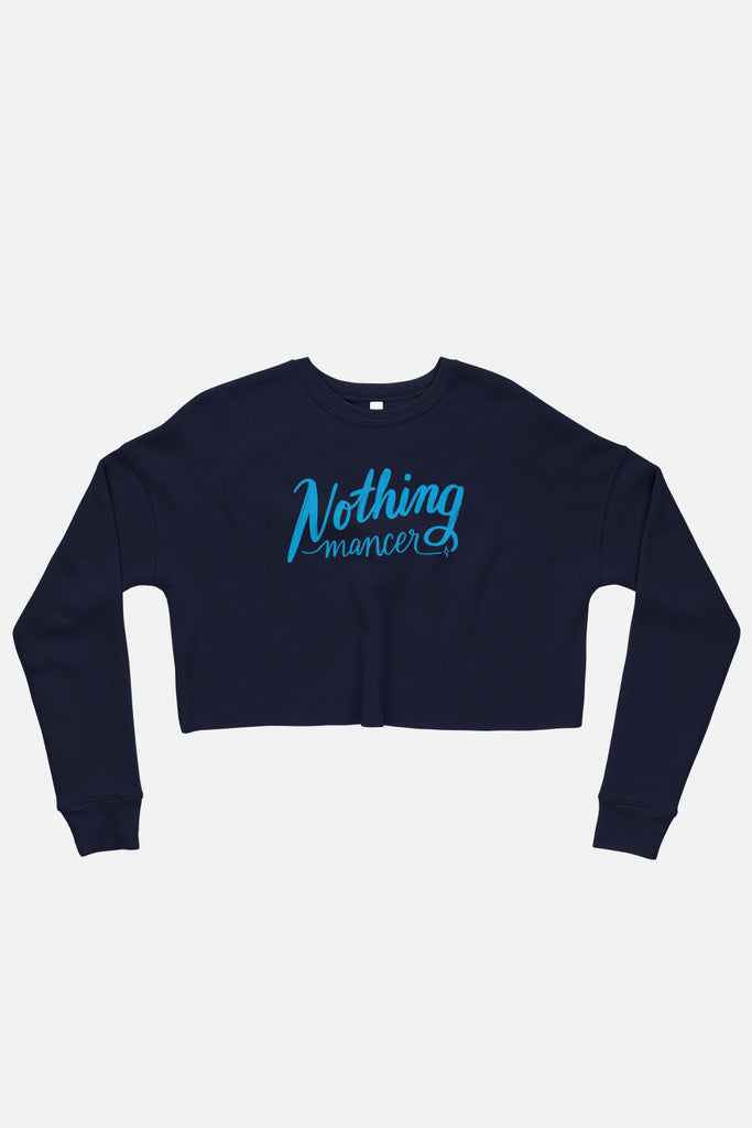 Nothing-mancer Fitted Crop Sweatshirt