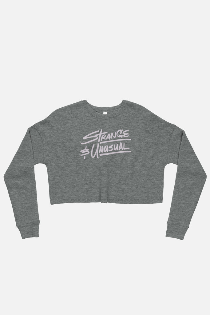 Strange and Unusual Crop Sweatshirt