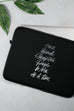 One Word Laptop Sleeve | V.E. Schwab - 13 or 15 inch