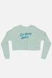 Get Ready, Ladies Fitted Crop Sweatshirt