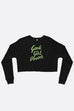 Geek Girl Power Crop Sweatshirt