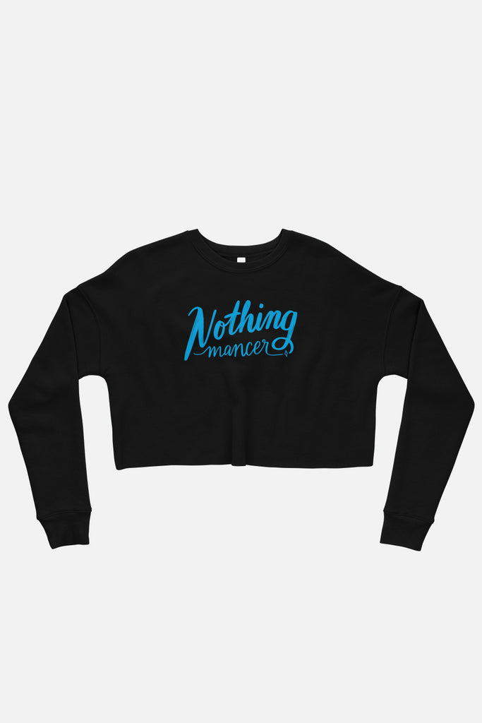 Nothing-mancer Fitted Crop Sweatshirt