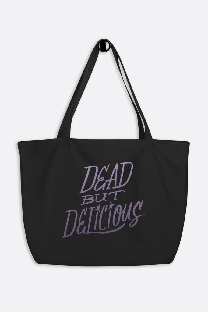 Dead But Delicious Large Eco Tote Bag