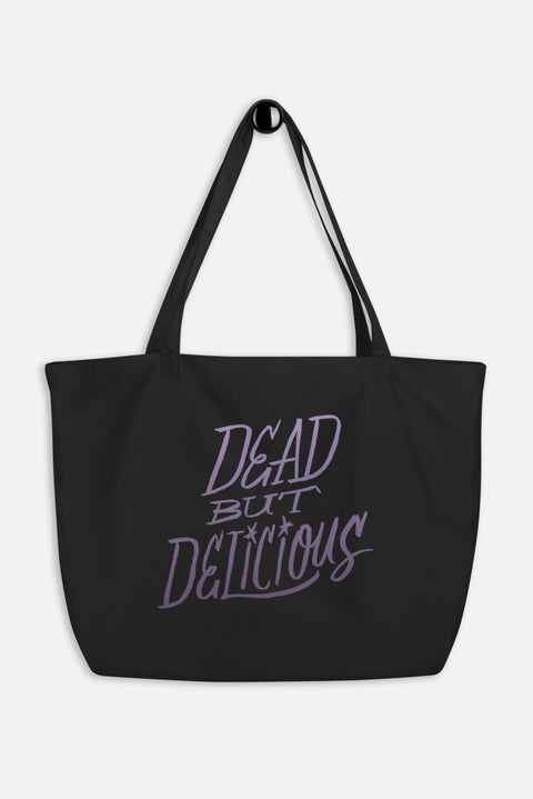 Dead But Delicious Large Eco Tote Bag