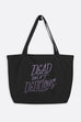 Dead But Delicious Large Eco Tote Bag