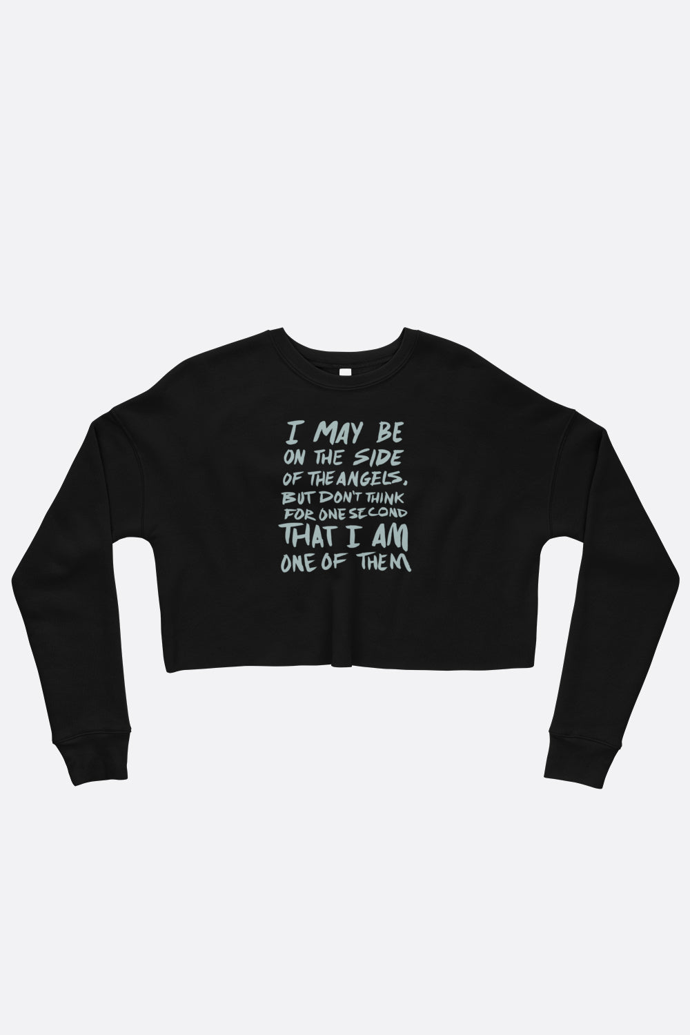 Sherlocked Crop Sweatshirt
