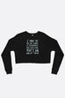 Sherlocked Crop Sweatshirt