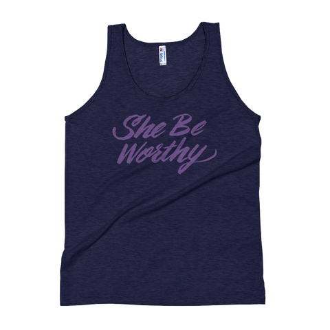 She Be Worthy Unisex Tank Top | Patreon Exclusive