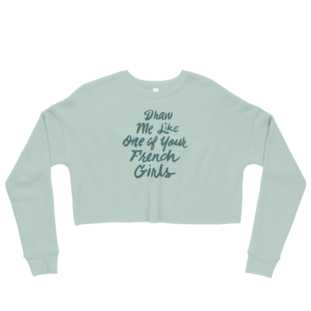 French Girls Crop Sweatshirt | Patreon Exclusive