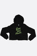 Geek Girl Power Crop Hoodie