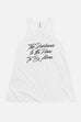 The Darkness is No Place to Be Alone Fitted Racerback Tank | The Invisible Life of Addie LaRue