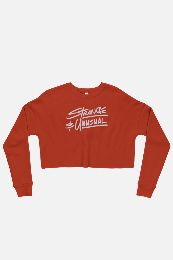 Strange and Unusual Crop Sweatshirt