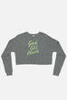 Geek Girl Power Crop Sweatshirt