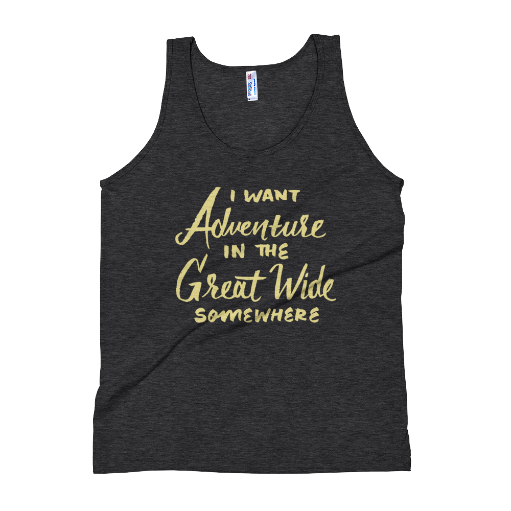 I Want Adventure Unisex Tank Top