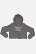 Looking for a Mind at Work Fitted Crop Hoodie