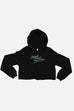 Seagulls Fitted Crop Hoodie