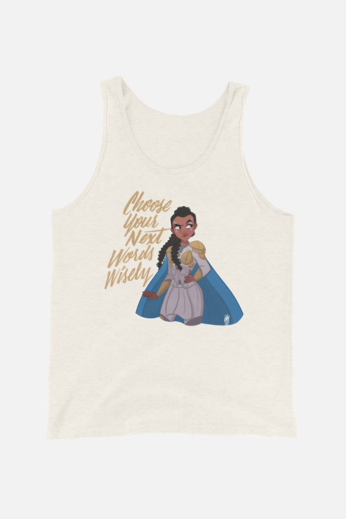 Choose Wisely Unisex Tank Top | Butternut Gouache x Jordandene